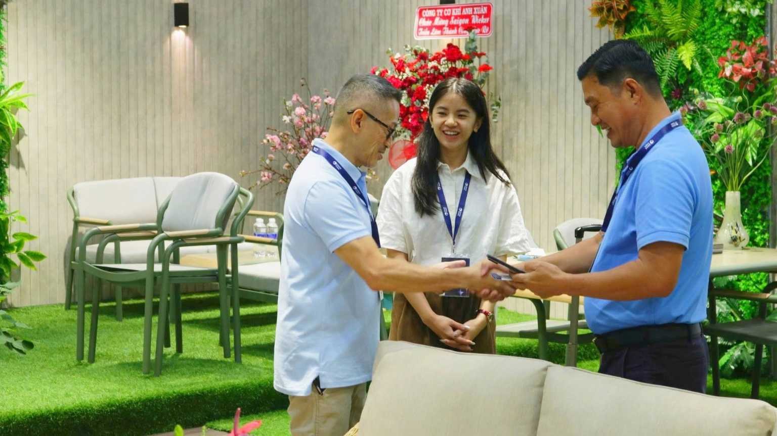 Saigon Wicker connecting with B2B partners at HawaExpo 2026