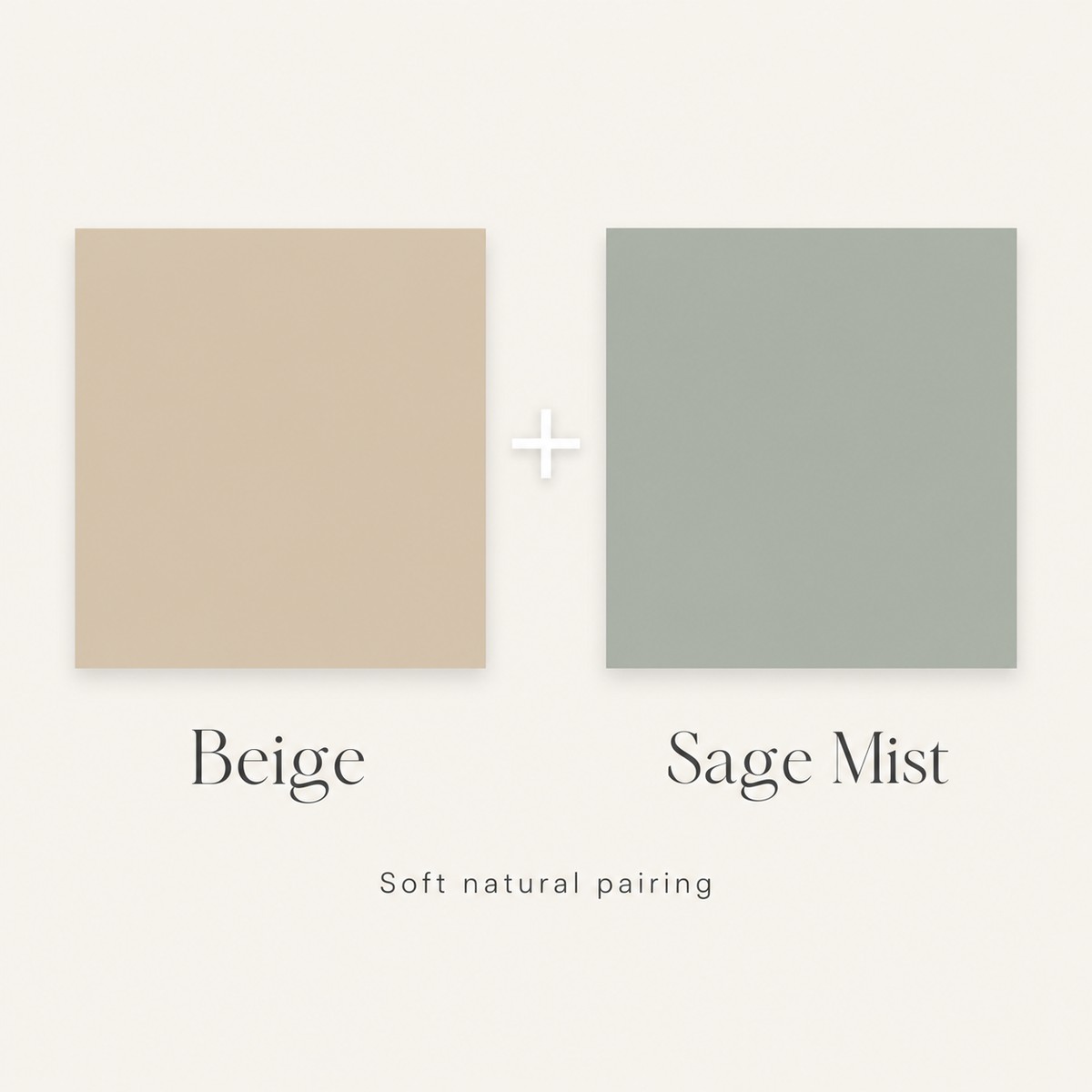 Beige and Sage Mist outdoor furniture color pairing