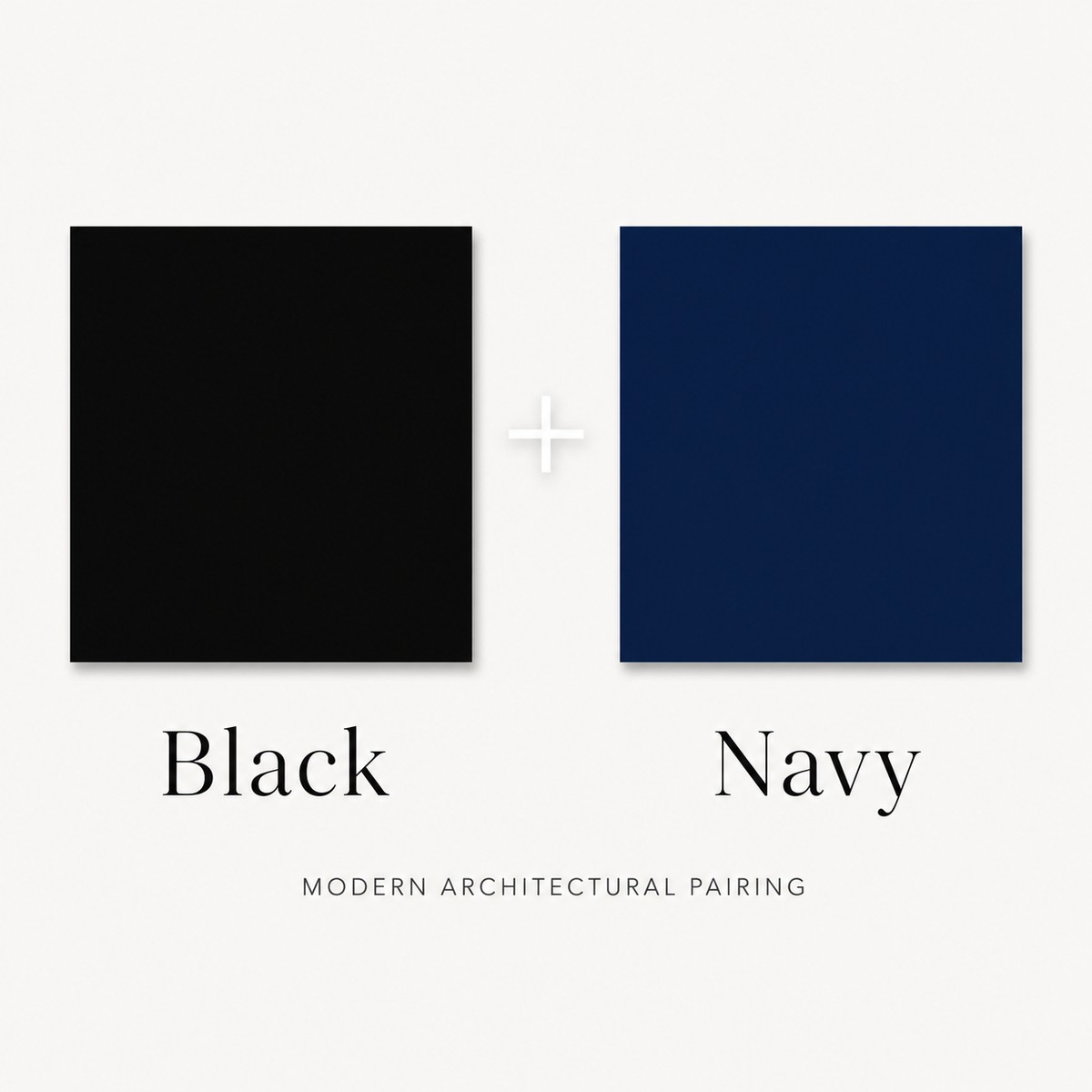 Black and Navy outdoor furniture color pairing