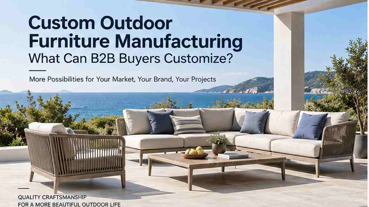 custom outdoor furniture manufacturer b2b sgw