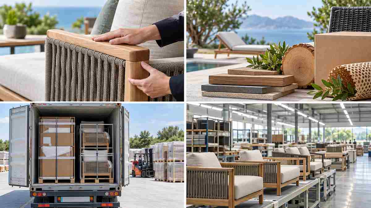 Outdoor furniture trends 2027 global buyer priorities quality sustainability logistics and reliability