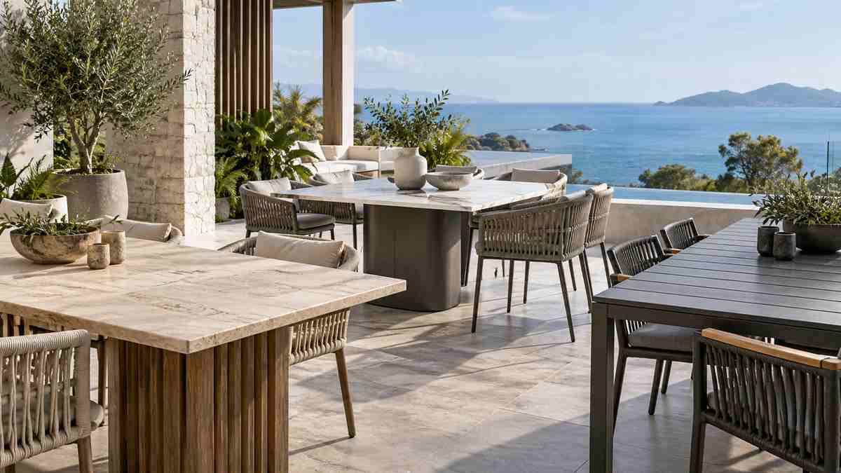 outdoor table top materials trends sgw