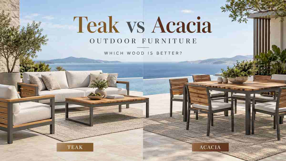 teak vs acacia outdoor furniture sgw